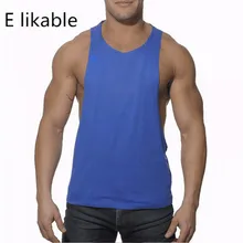 E likable летние модели хлопок Мужские удобные дышащие однотонные повседневные свободные жилеты