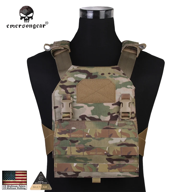 EmersonGear APC Tactical Vest Body Armor Back Panel Tactical Airsoft Paintball Military Army Combat Gear EM7328 MultiCam
