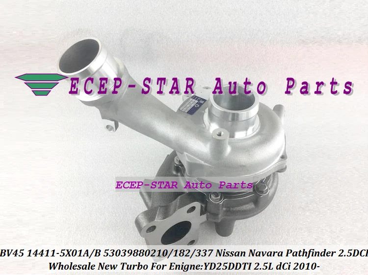 Turbo BV45 14411-5X01A 14411-5X01B 53039880210 53039700210 53039880182 53039880337 For Nissan Navara Pathfinder YD25DDTI 2.5L dCi 2010-  (2)