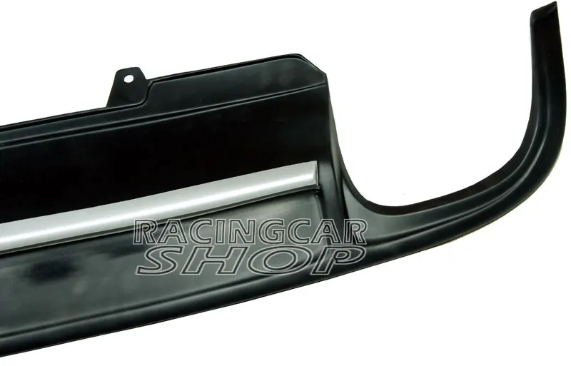 PU Rear Diffuser Lip S4 Look Spoiler For Audi A4 B8 Non-Sline Non-S4 Bumper