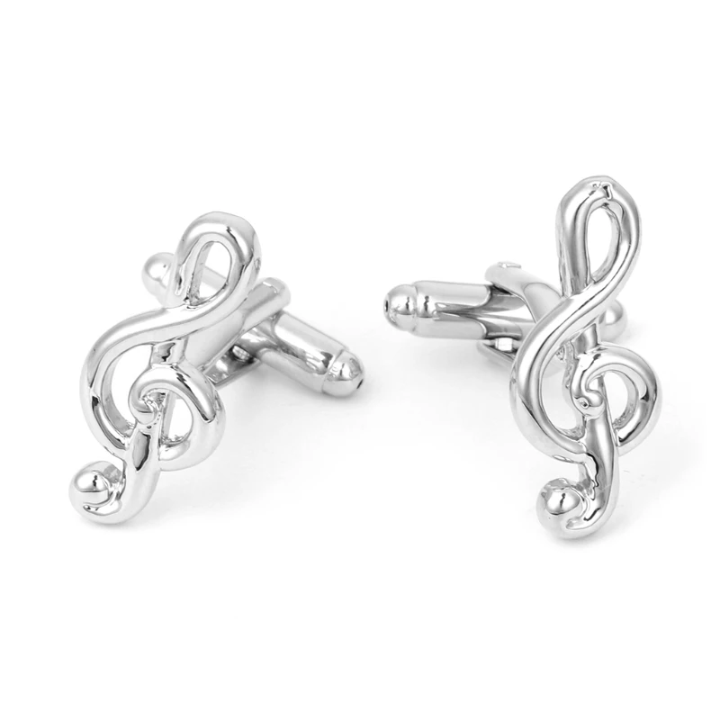 

Mens Cufflinks Musical Note Cuff Link Wedding Party Formal Business Groom Gift