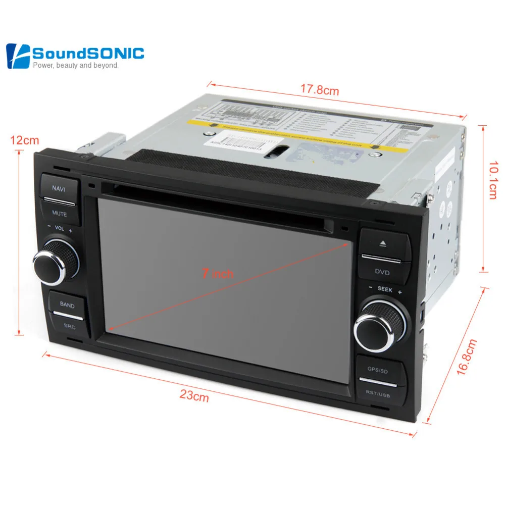 Android 4.4.4 для Ford Fiesta Transit Galaxy Fusion Mondeo стерео Радио DVD GPS навигации Мультимедиа Авто