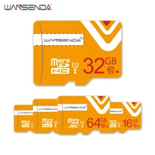 Заводская цена, карта памяти Micro SD, 4 Гб, класс 6, 64 ГБ, 32 ГБ, 16 ГБ, 8 ГБ, класс 10, WSD-Orange, tf-карта+ адаптер в розничной упаковке