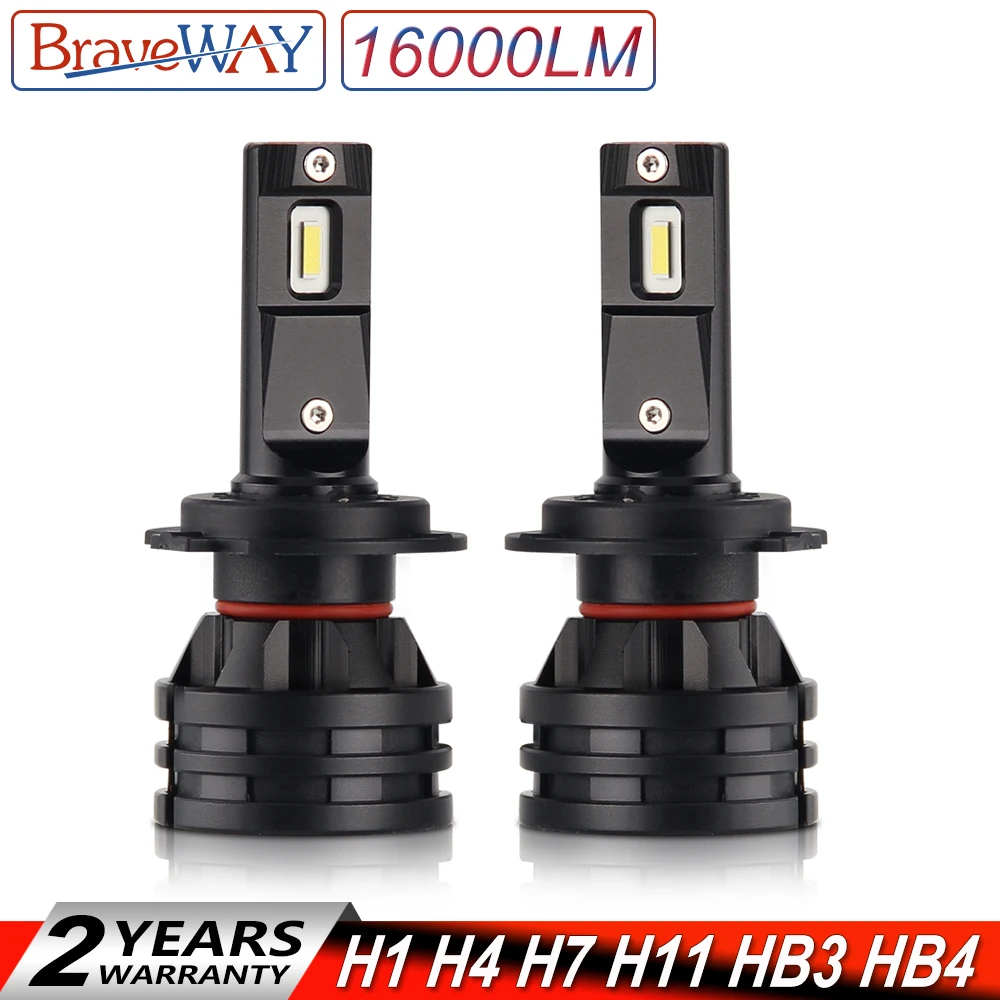 BraveWay 2019 New Car Lights Led H7 16000LM H11 LED font b Lamp b font for