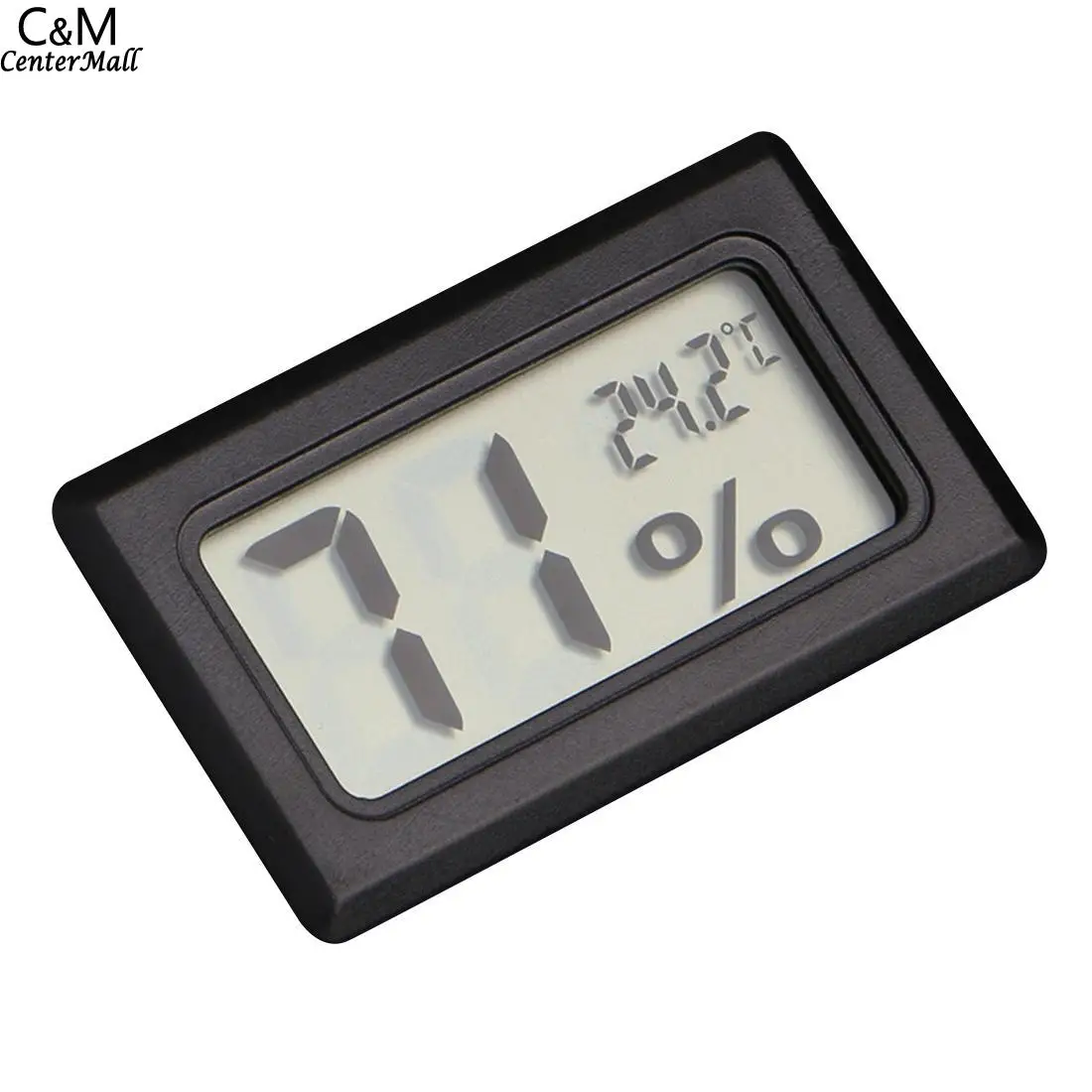 

Thermometer Temperature Meter Sensor Room Temperature Indoor Black Humidity LCD Humidity Mini Digital Hygrometer Humidity