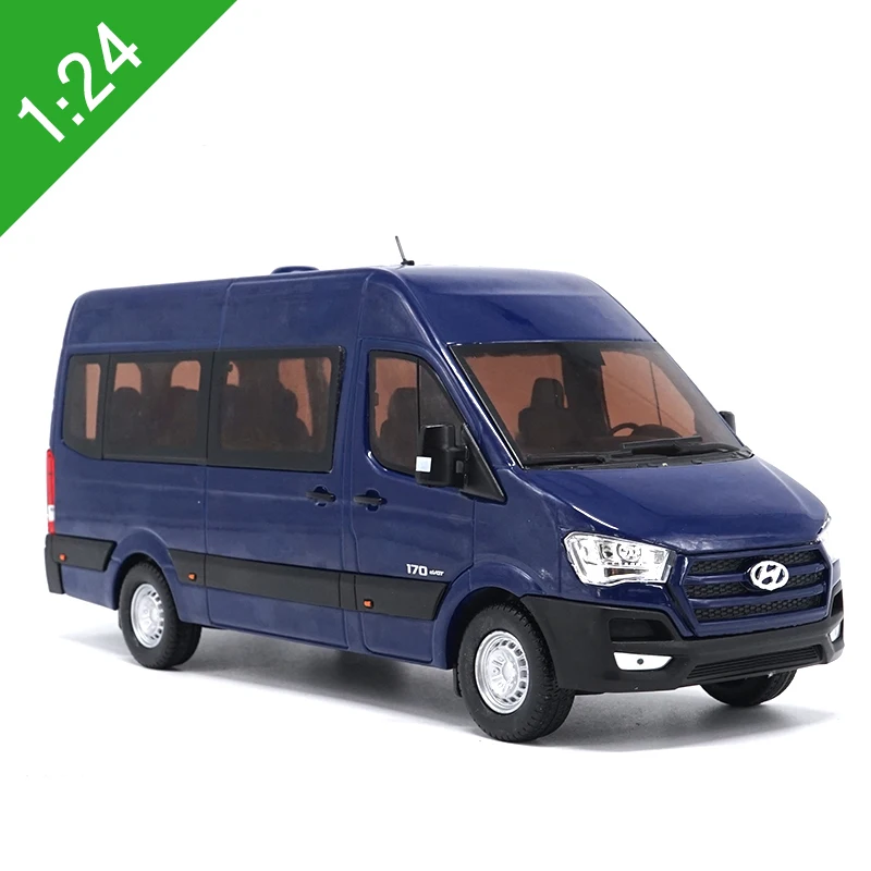 

New 1:24 Scale HYUNDAI SOLATI H350 Diecast Model Car Metal Toys Business Car Gift For Children Original Box Free Shipping