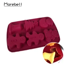 

Marebell Silicone Mold DIY Mini Christmas Bell Tree Canneles Cake Mold Chocolate Jelly Pudding Cake Mold Cupcake Baking Mini Pan