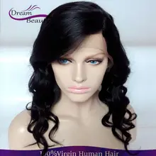 150 Glueless Full Lace Human Hair Wigs For Black Women Brazilian Virgin Hair Loose Wave Processed