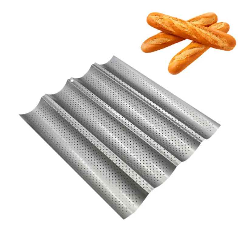 2017 High Temperature Resistant Baguette French Bread Baking Tray