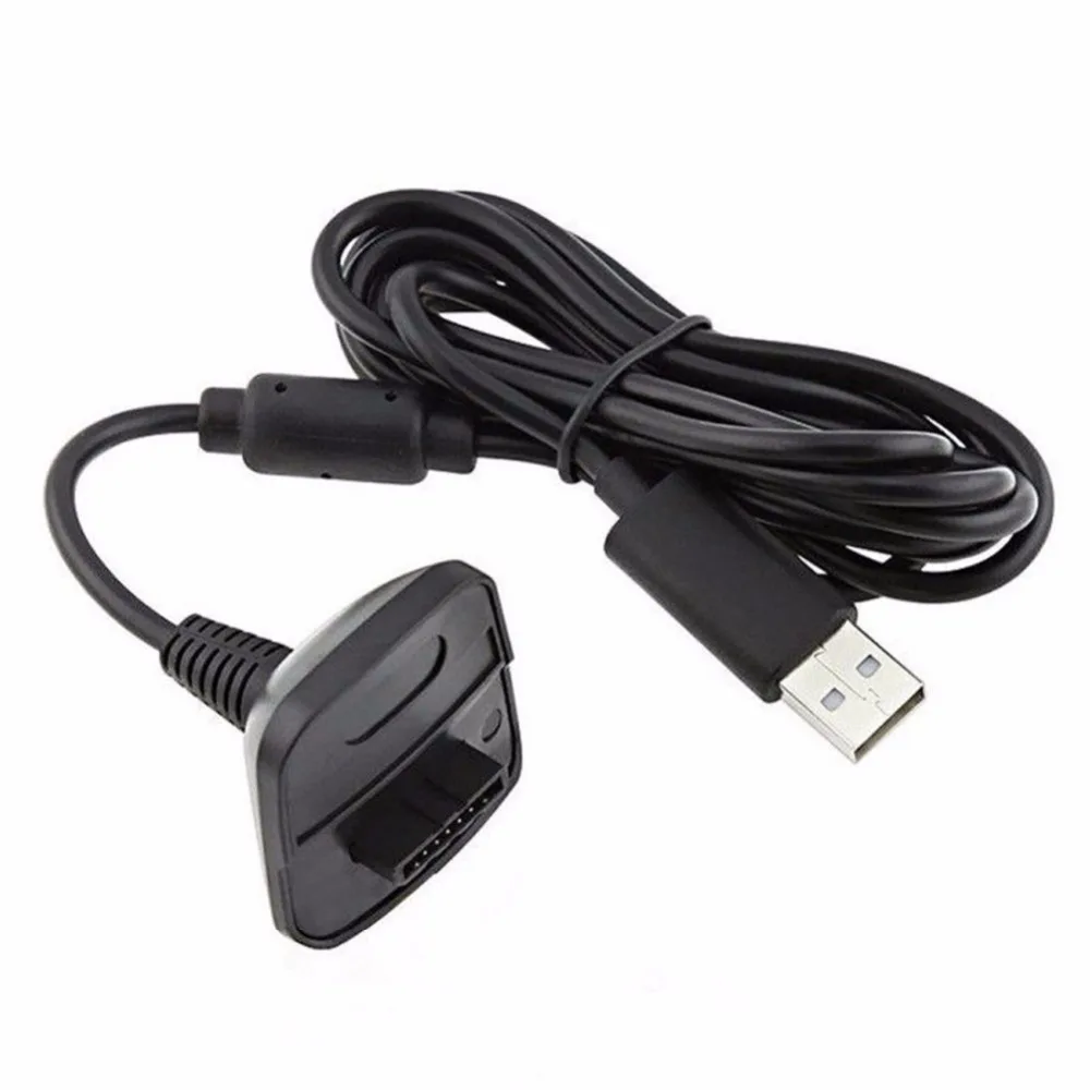 

SOONHUA High Quality Durable Black White USB Charger USB Charging Cable Cord Specially For Xbox 360 Wireless Game Controller