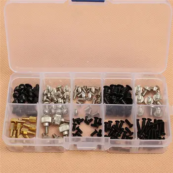 

MTGATHER 165pcs/Set Computer Screws Kit For Motherboard PC Case CD-ROM Hard Disk Notebook Application Best Promotion