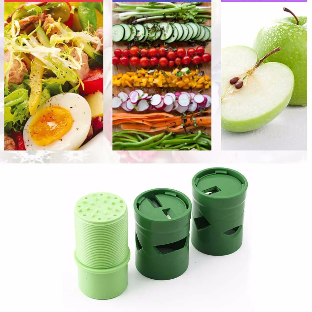 

Vegetable food chopper Spiral gadgets VEGGIE TWISTER Spiral Cutter Slicers Kitchen aid Tool Garnish Salad peeler Graters