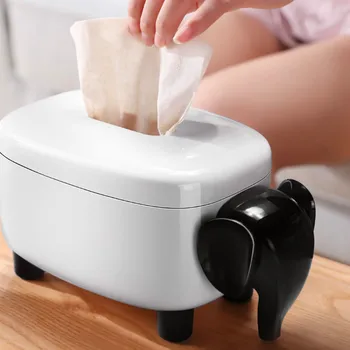 

Elephant Bookbox Home Living Room Simple Tissue Box Cute Creative Box Napkin Coffee Table Storage Box LW01015526