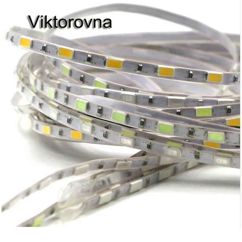 Ультраяркая Гибкая светодиодная ленсветильник 5 мм ширина 5630 5730 SMD 60