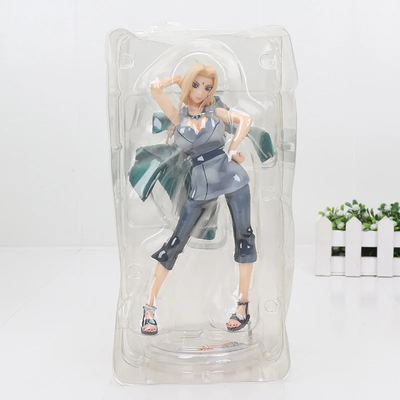 Naruto Gals рисунок Tsunade Sakura Haruno Hyuuga Hinata ПВХ Фигурки Коллекция Рождественская игрушка подарок 19-20 см