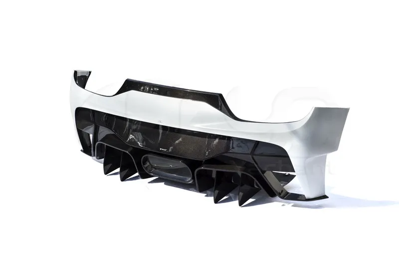 2010-2014 Ferrari F458 Italia Coupe & Spider Vorsteiner 458-VX Program Style Rear Bumper PCF (2)