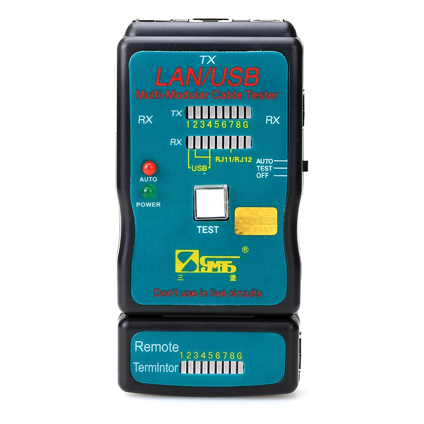 Najtaniej KELUSHI darmowa dostawa! CT 168 wielomodułowa sieć RJ45 Cat5 RJ11 Ethernet gorący kabel LAN USB Tester i USB Tester do kabli