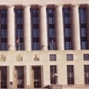 Facade of a government building  Davidson County Courthouse  Nashville  Davidson County  Tennessee  USA Poster (36 x 12)
