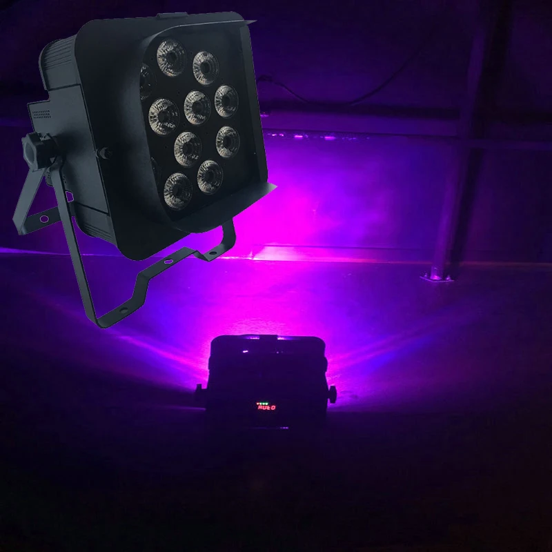 

10X LOT New Rasha Long Battery Capacity 12*18W 6in1 RGBW UV Battery Powered Wireless LED Par Light For Stage Club Event 7/12CH