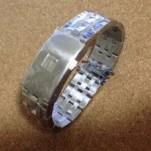 Haute qualité 19 mm 20 mm PRC200 T17 T461 T014430 T014410 bracelet montre pièces mâle bande solide en acier inoxydable bracelets bretelles