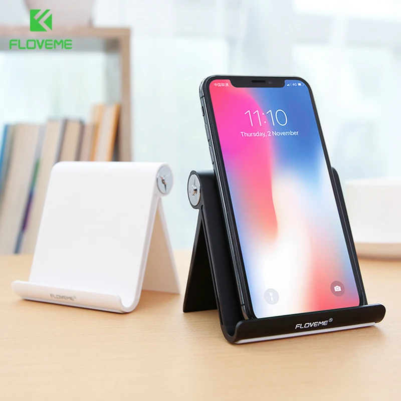 FLOVEME Desk Mobile Phone Holder Stand For iPhone X 7 6 Samsung Xiaomi