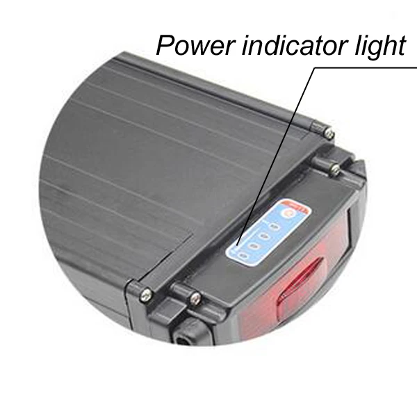Excellent 48V 1000W Rear Rack Electric Bike Battery 48V 30Ah e-bike lithium battery with Power lights and Tail lights For Samsung cell 14