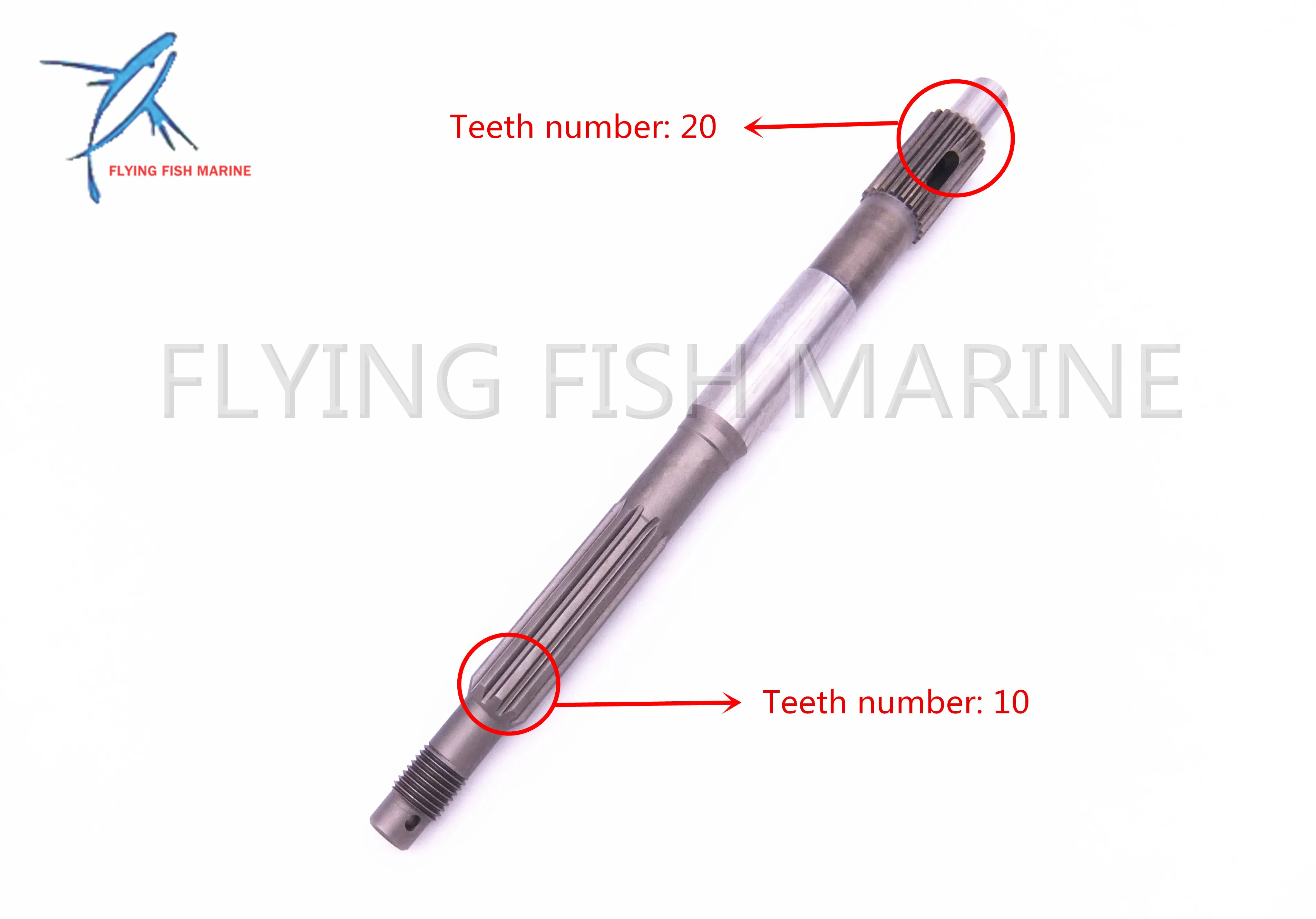 68D-G5511-00 Short Drive Shaft for Outboard Engine Yamaha 4-Stroke F4 Boat Motor