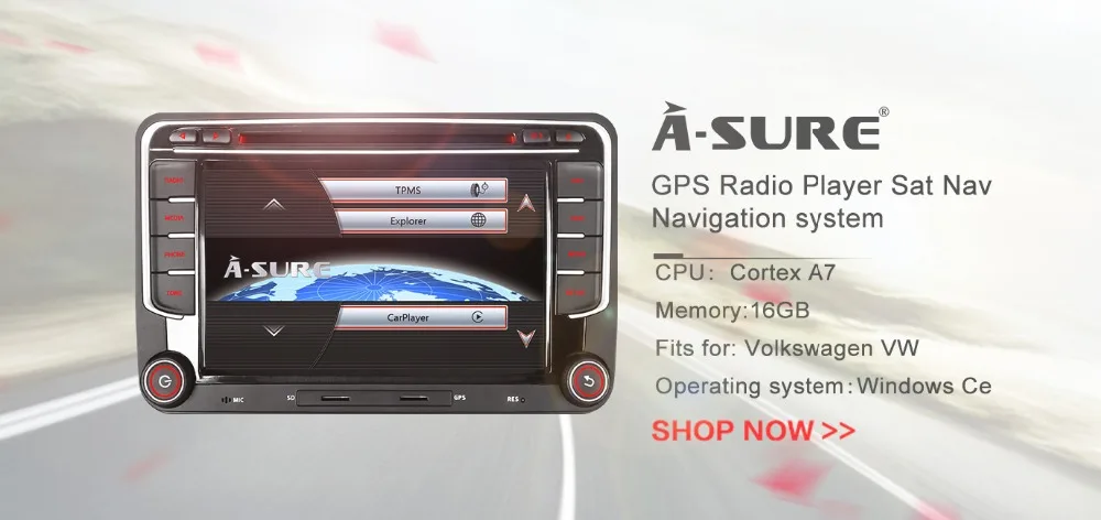 Best A-Sure 7" Car Radio Player GPS for Ford Transit Focus Galaxy S-Max C-Max Fusion Fiesta FM/AM RDS SWC Bluetooth CD DVD USB 3G  BT 29