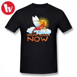 Небеса футболка Celestial Crustacean в настоящее время футболка для мужчин мультфильм печати футболки мужской моды Забавный футболка футболки