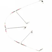 10 шт. DIY противоскользящая леска для рыбалки, противокусающая Натяжная приманка, рыболовная леска, 1, 2, 3 ветки, приманка, рыболовная леска, аксессуары