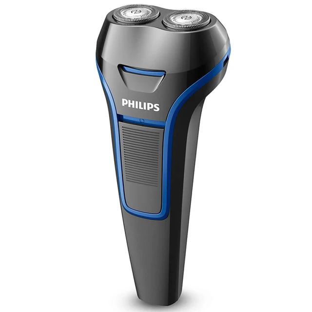 Authentic PHILIPS S100/02 Rotary Double Head Electric Shaver Razor For Men Rechargeable Portable