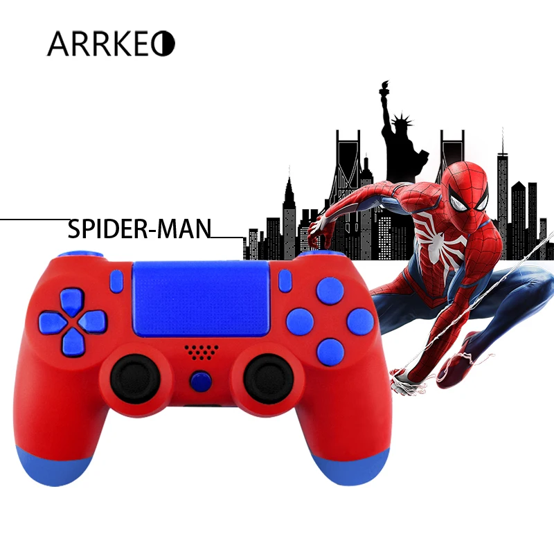 

ARRKEO Spider-Man Replacement Full & Shell Buttons Mod Kit For JDS 040 DualShock 4 PlayStation 4 PS4 Pro Slim Housing Cover Case