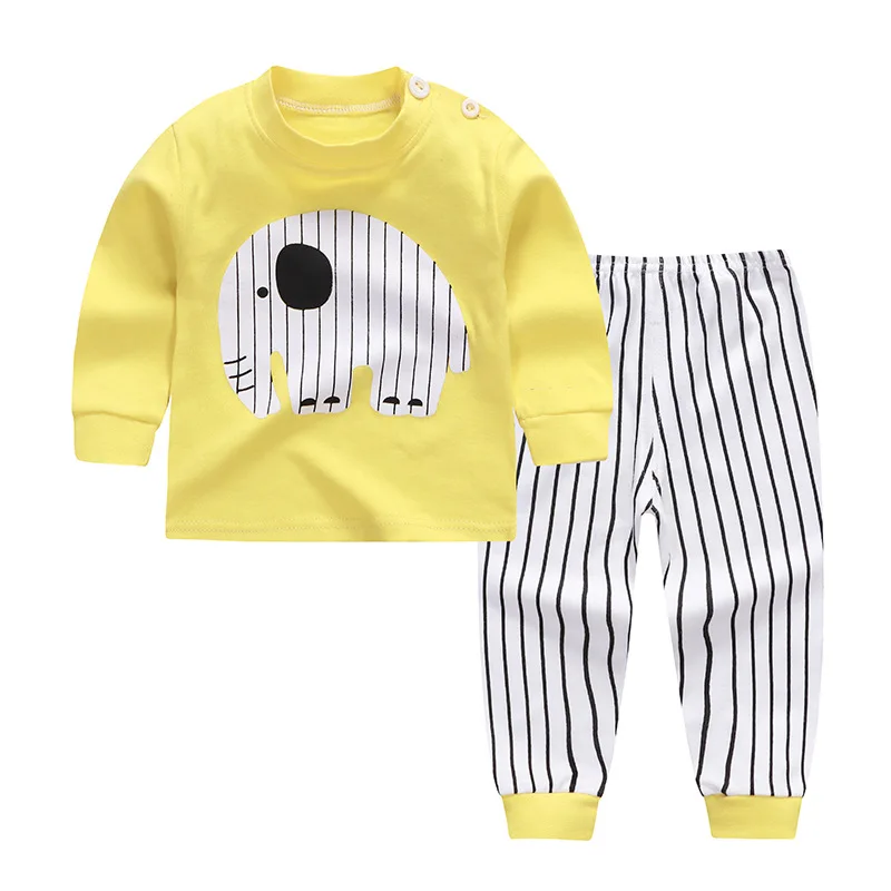 

Autumn Winter New Children's Underwear Baby Clothes Tops Pants Baby's Pure Cotton Pajamas