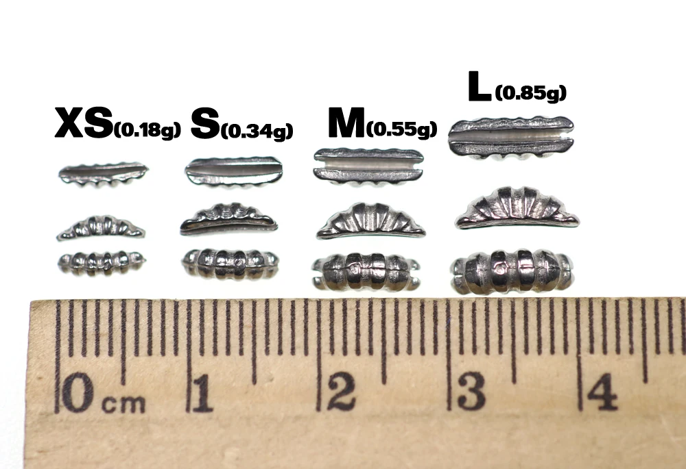 Wifreo 50 шт. сырой цвет XS s m l Вольфрам Скад назад/креветки тело/СКАД оболочки быстро тонущий мухобойка вес форель Fly Рыбалка