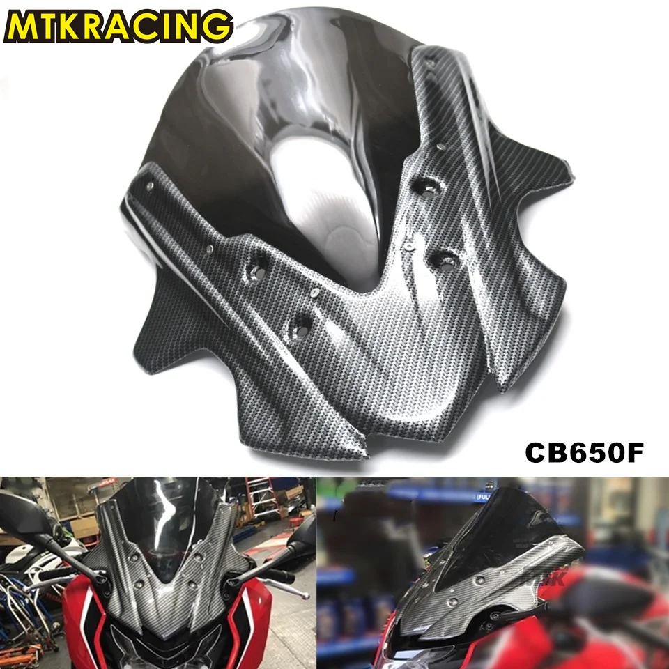 

MTKRACING For Honda CB650F 2017 Motorcycle Wind Shield Windshield Windscreen cb650f CBR 650 F 2017