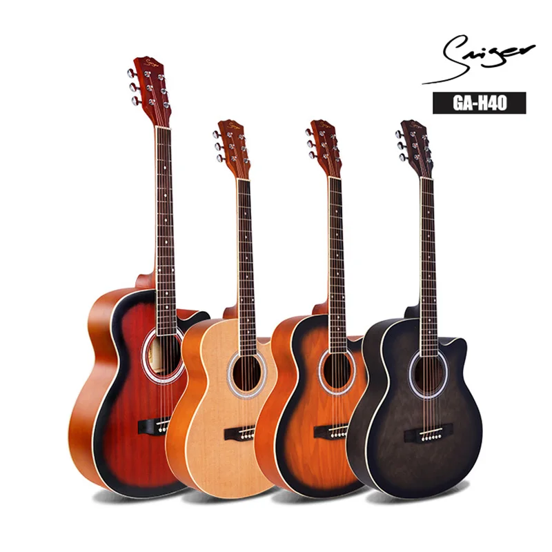 

Smiger GA-H40 High quality Picea Asperata Acoustic Guitar For Professional Performance/Home-schooling/Student Gift/Beginner