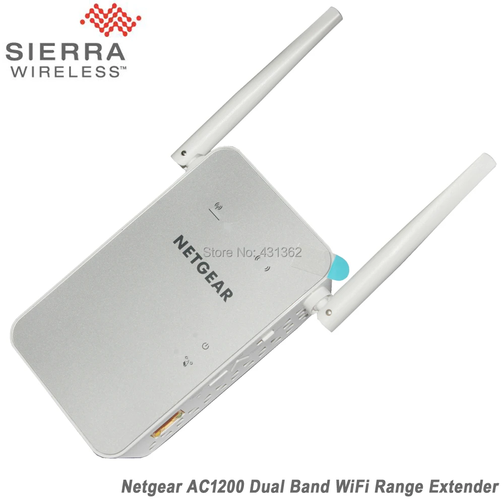 NETGEAR 11AC 1200 Мбит/с двухдиапазонный гигабитный 802.11ac(300 Мбит/с+ 900 Мбит/с) Wi-Fi расширитель диапазона с внешними антеннами