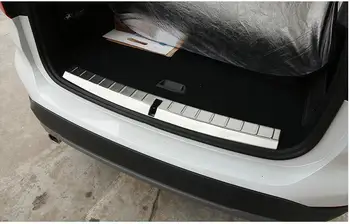 

For BMW X1 F48 2016 2017 stainless steel Rear Boot Inner Bumper Guard Sill Plate protector Molding 1PCS Enhanced Edition