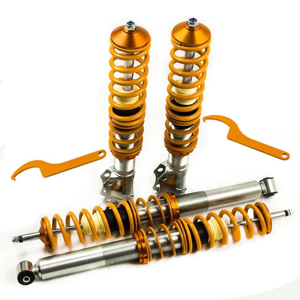 

For VW GOLF MK1 MODELS COILOVERS ADJUSTABLE SUSPENSION LOWERING SPRINGS KIT for Cabriolet Scirocco MK2 Coil Strut Shock Absorber