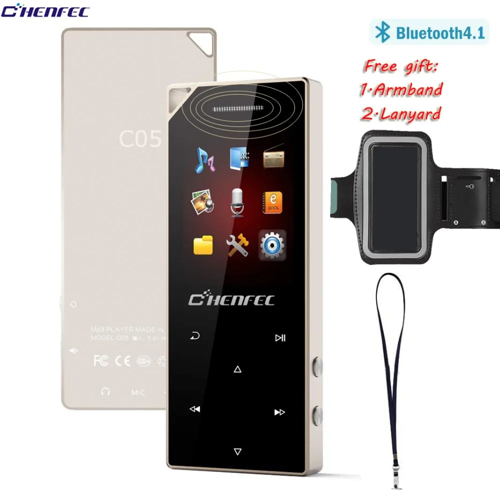 MP4 музыкальный плеер с Bluetooth 4 1 Valoin 8 ГБ портативный цифровой аудио без потерь FM