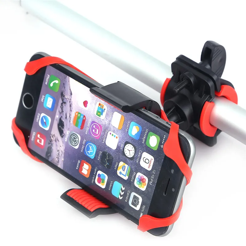  Telefon Halter Motorrad Lenker Halterung Telefon Halter Mit Silikon Unterstützung Band Für Iphone S