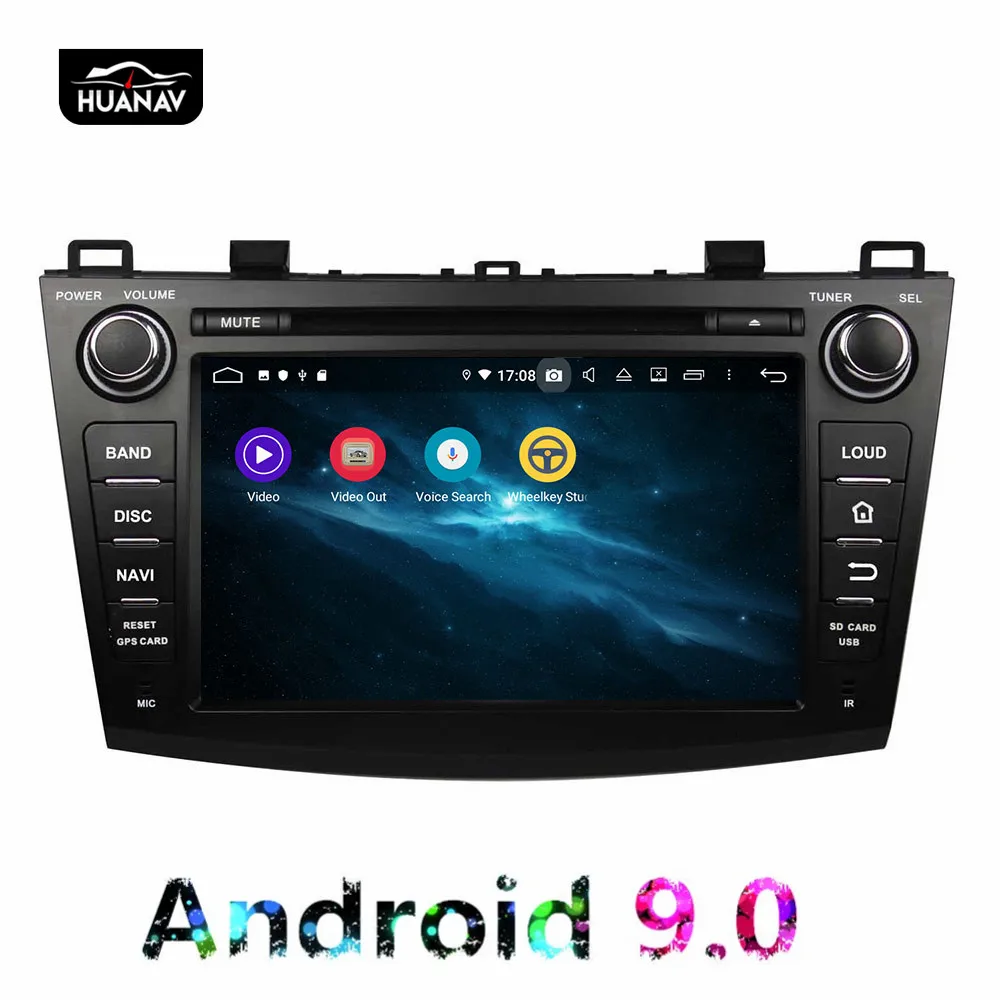 Excellent DSP Android 9.0 Car GPS Navigation DVD Player For Mazda 3 Axela 2009-2012 Auto stereo radio multimedia player tape recorder 4+64 5