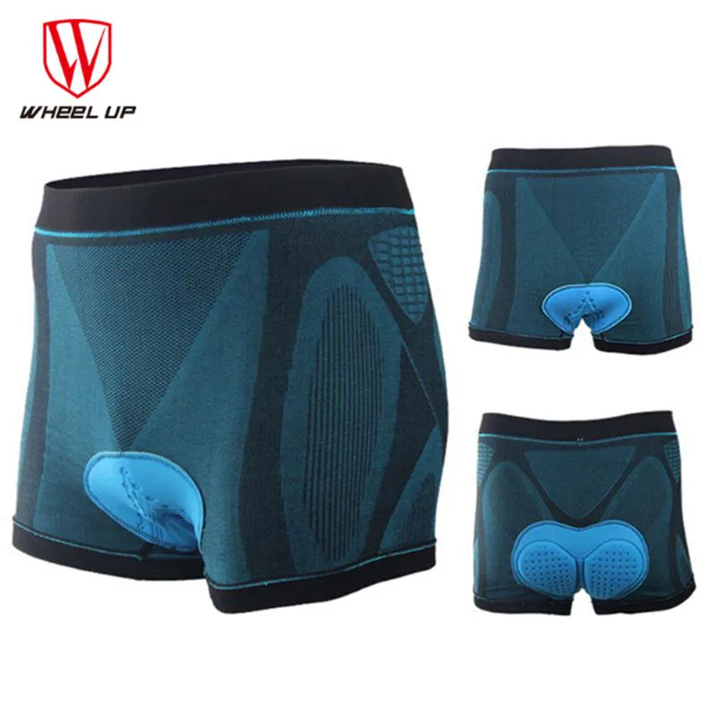WHEEL UP Cycling Shorts Coolmax 3D Padded GEL MTB Road Mountain Bike