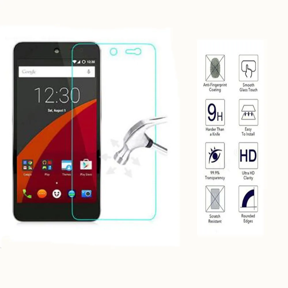

For Wileyfox Swift Tempered Glass 2.5D 9H Explosion-proof Screen Protector Safety Protective Film On Wileyfox Swift 5.0 inches