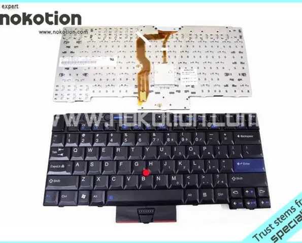

NOKOTION For lenovo thinkpad X220i T410i T410 T400S T410S T420 Laptop Keyboard Original warranty 30 days