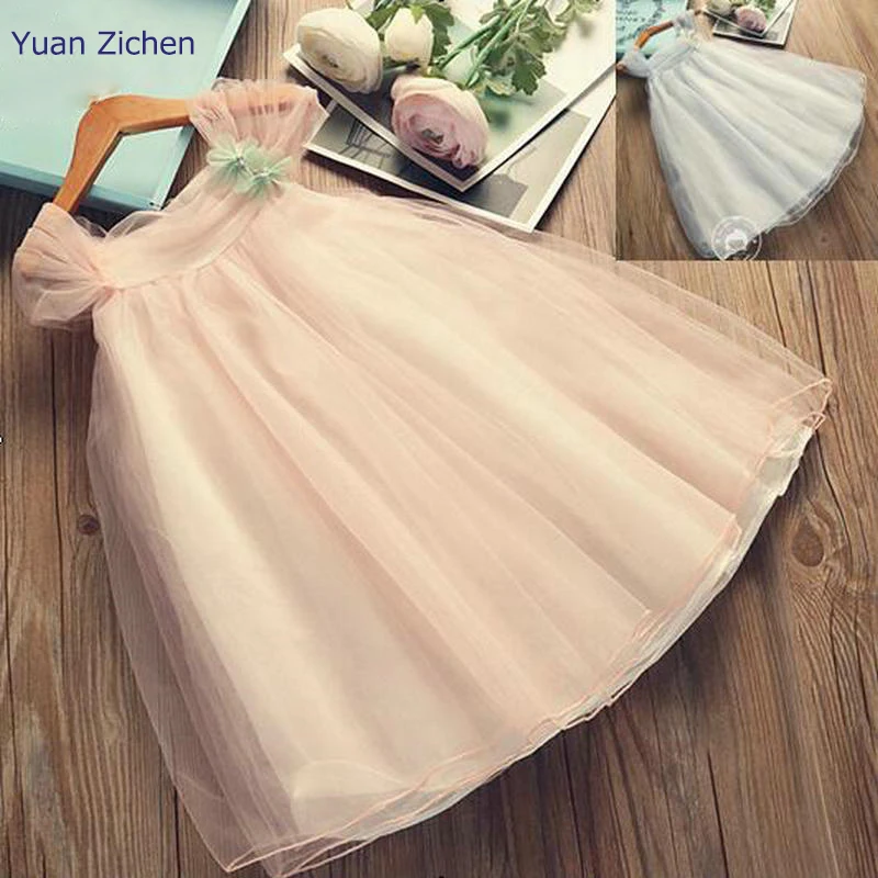 Ball Gown Girl Dresses 2017 Summer Style Children