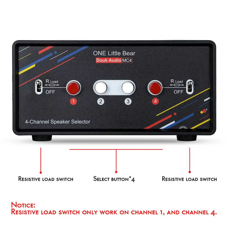 4 channel speaker selector