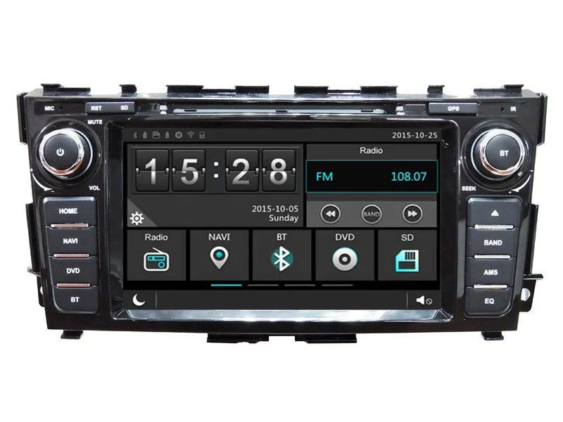 Car Gps Dvd Stereo Player Radio for Nissan Teana 2013-2015 Navigation Phone Mirror HD Car Multimedia System 3G WIFI DVR SWC DSP