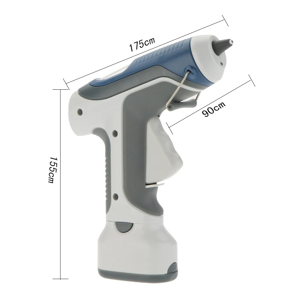 Pro'sKit GK-368 6V Battery Cordless Hot Melt Glue Gun Block Gine LED Lighting For DIY Model Living Craft With 3pcs Sticks клеевой пистолет термопистолет клей пистолет