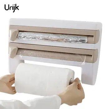 

Urijk Kitchen Tools Gadgets Roll Paper Tissue Box Case Towel Holder Paper Rack Hanging Organizer Kitchen Storage Accessories